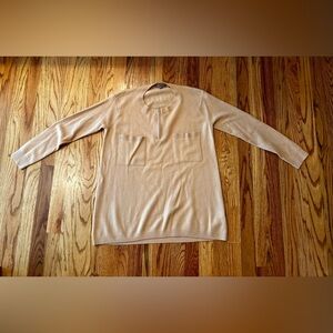 Vince Cashmere Camel Quarter Zip Sweater / XS